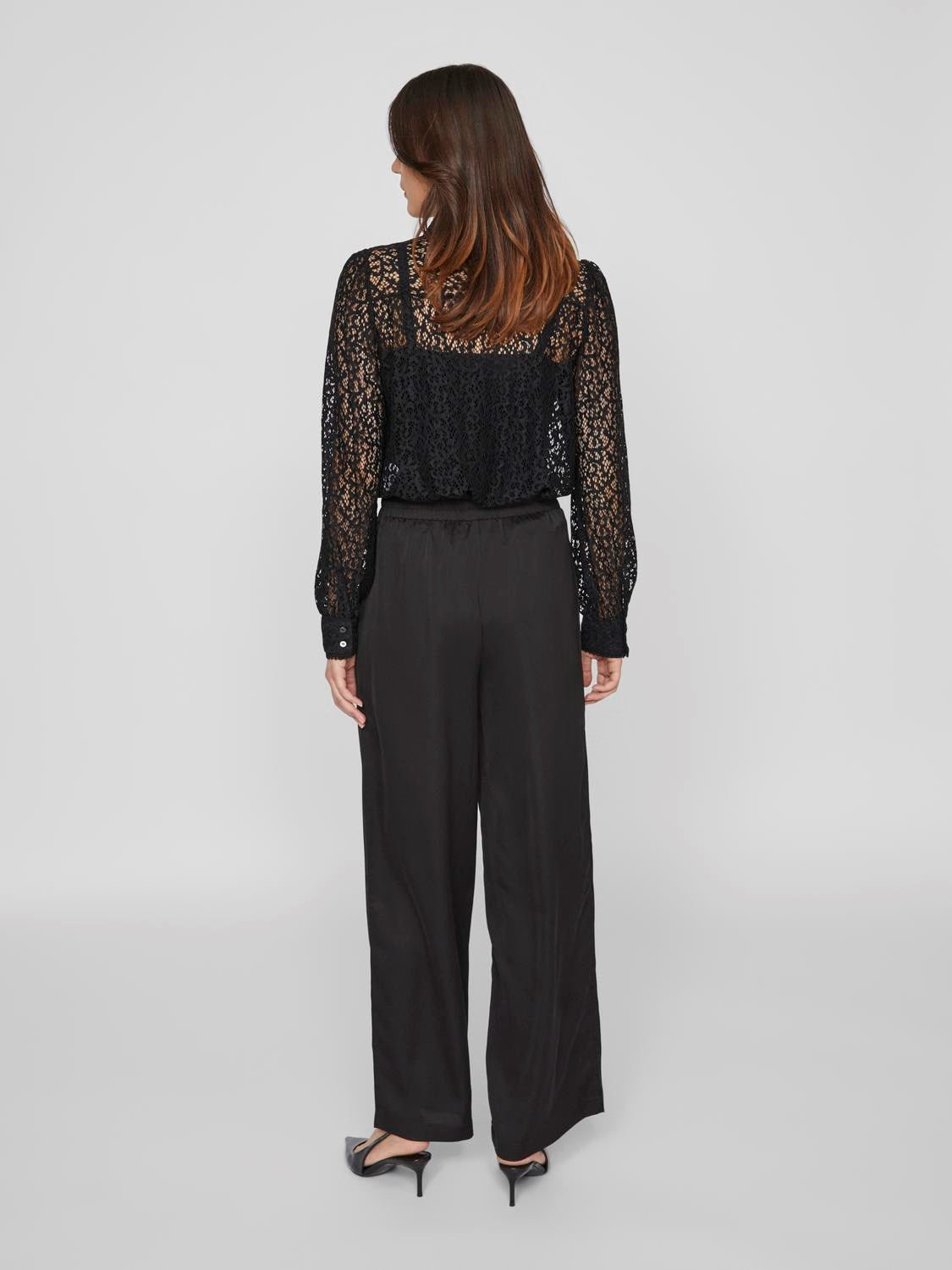 ELLETTE WIDE LEG TROUSER BLACK